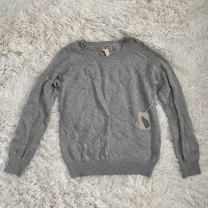 Grey Forever 21 Contemporary Sweater